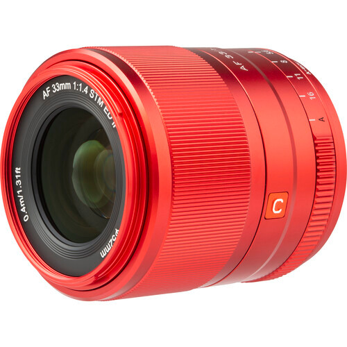 Viltrox AF 33mm F1.4 XF Lens for Fujifilm X-mount (Red- Limited