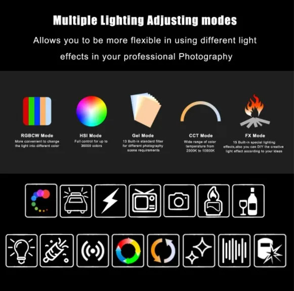 LUXCEO P120S RGB - Luz de fotografía de mano - Foto Accesorios