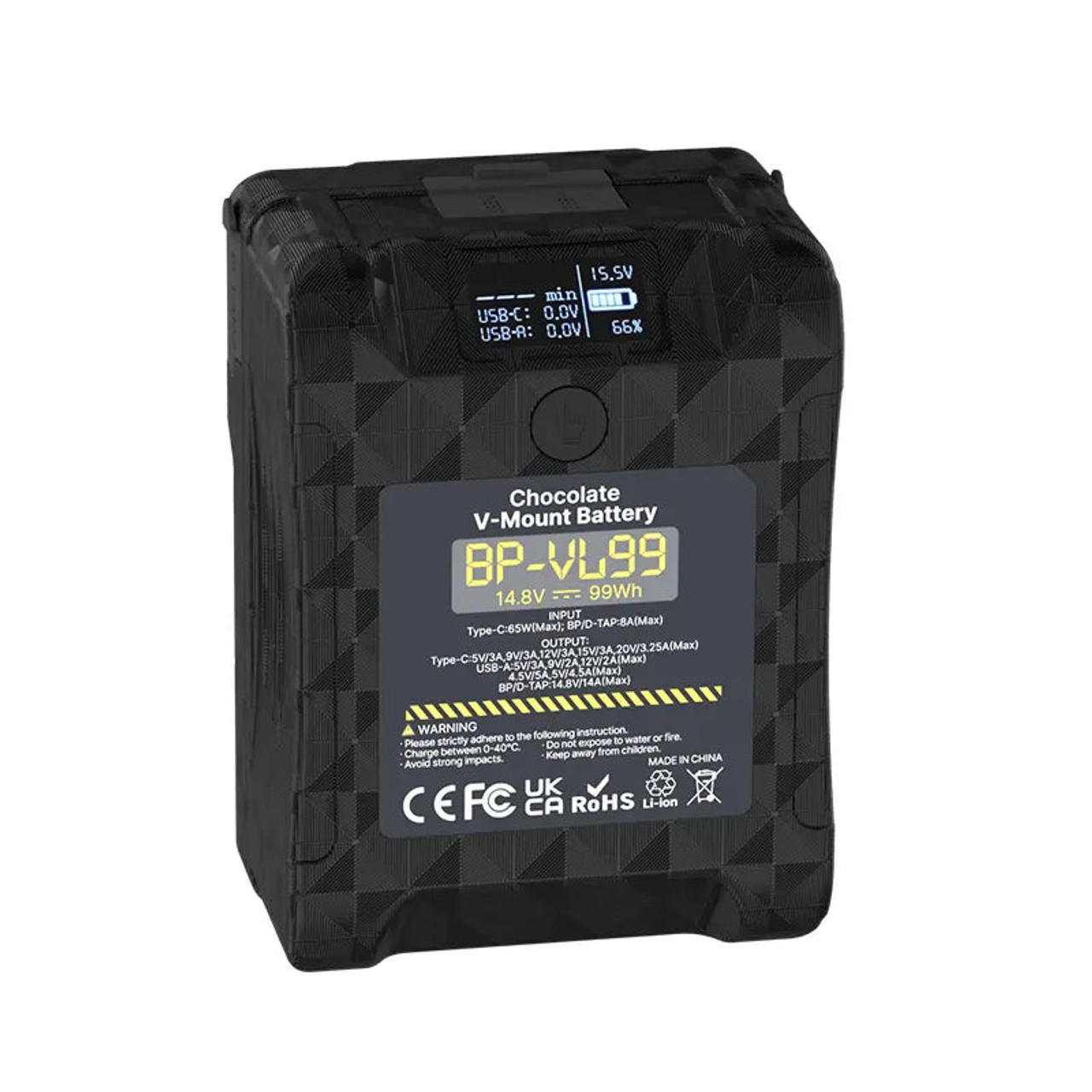 Ulanzi P004CND1 BP-VL99 26000mAh 14.8V 99Wh Lithium-Ion Portable V-Mount Battery 