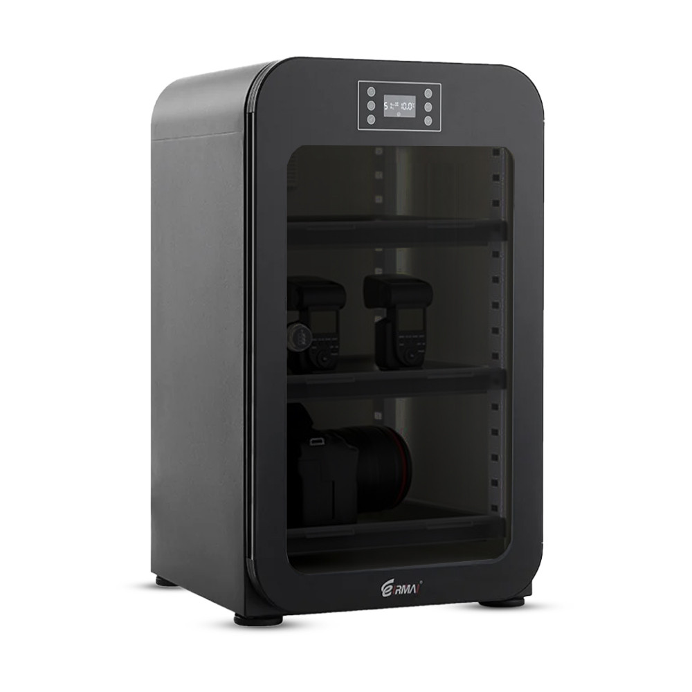 Eirmai R9 100L Large Auto-Dehumidifier Digital Dry Cabinet (Black)