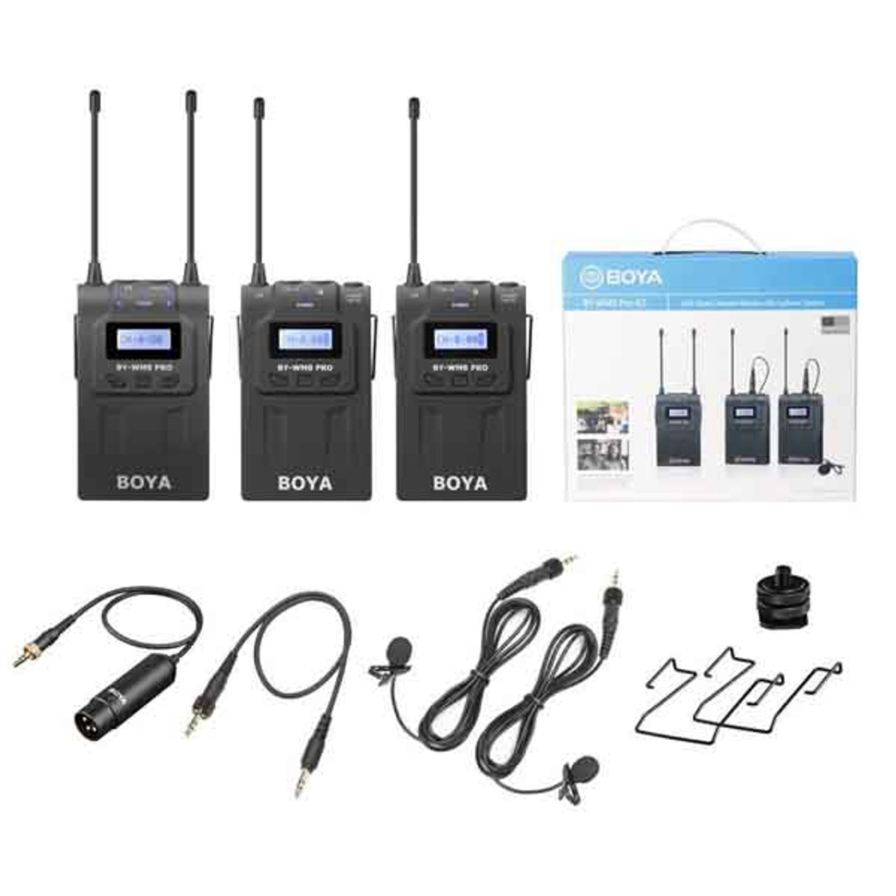 BOYA BY-WM8 Pro-K2 UHF Dual-Channel Wireless Microphone