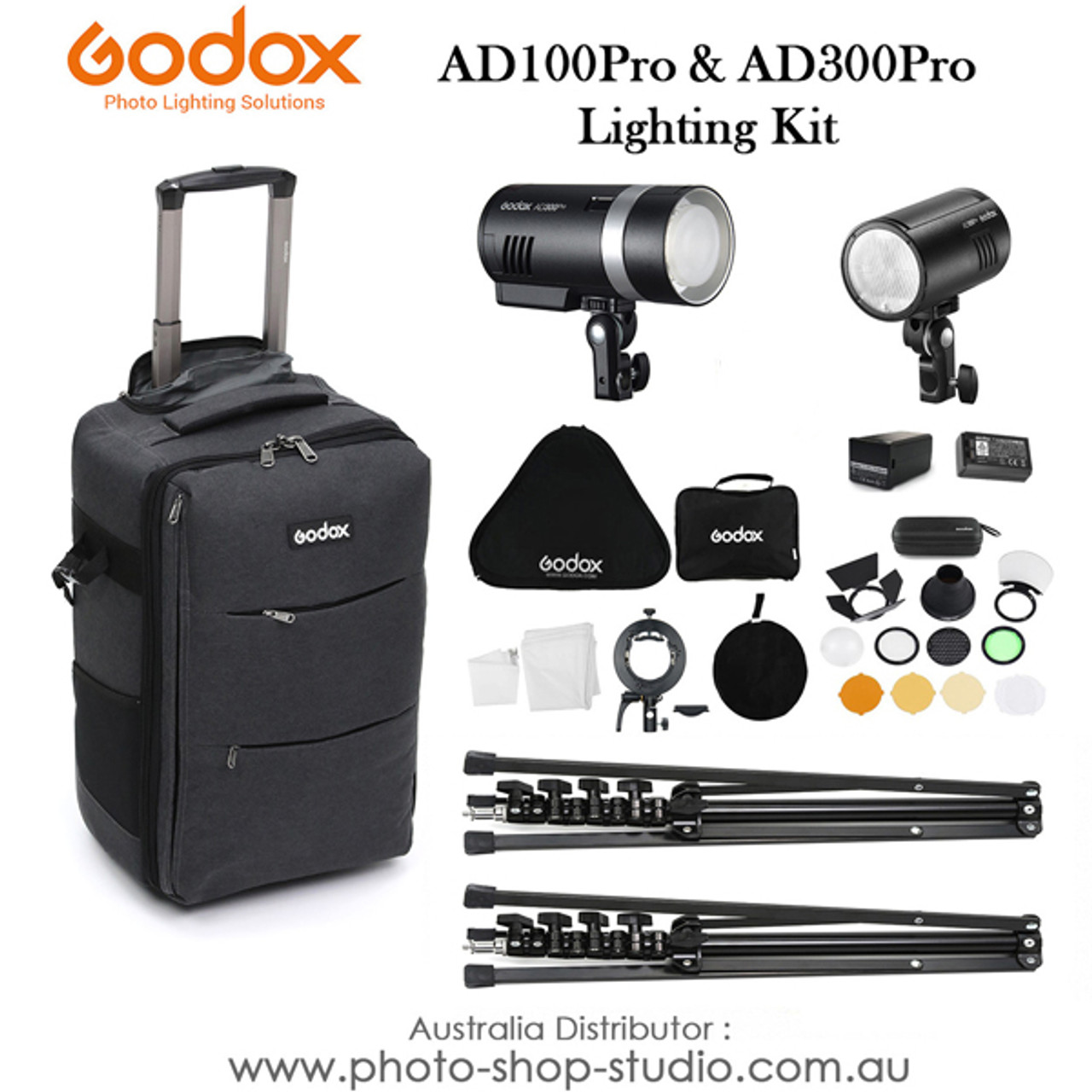 Godox Ad300pro Outdoor Flash, Godox Ad300pro Accessories