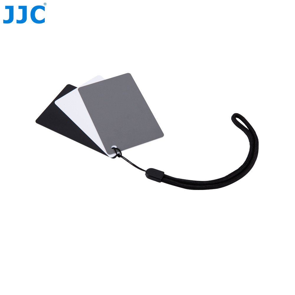 JJC Balance Cards Set – Graukarten Für Weißabgleich & Belichtung (3-teilig, Klein)