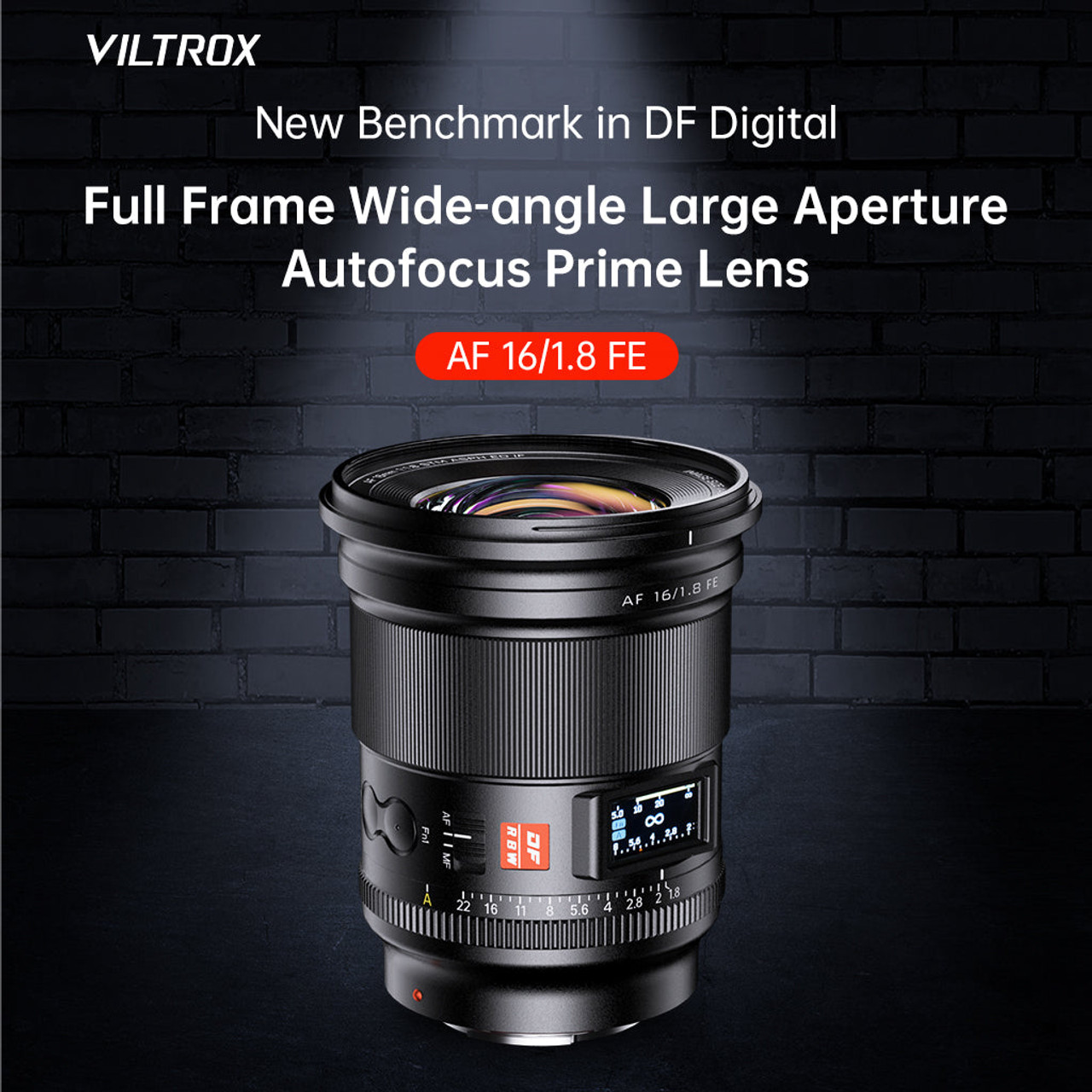 Viltrox AF 16mm F1.8 FE Large Aperture Ultra Wide Angle Lens for ...