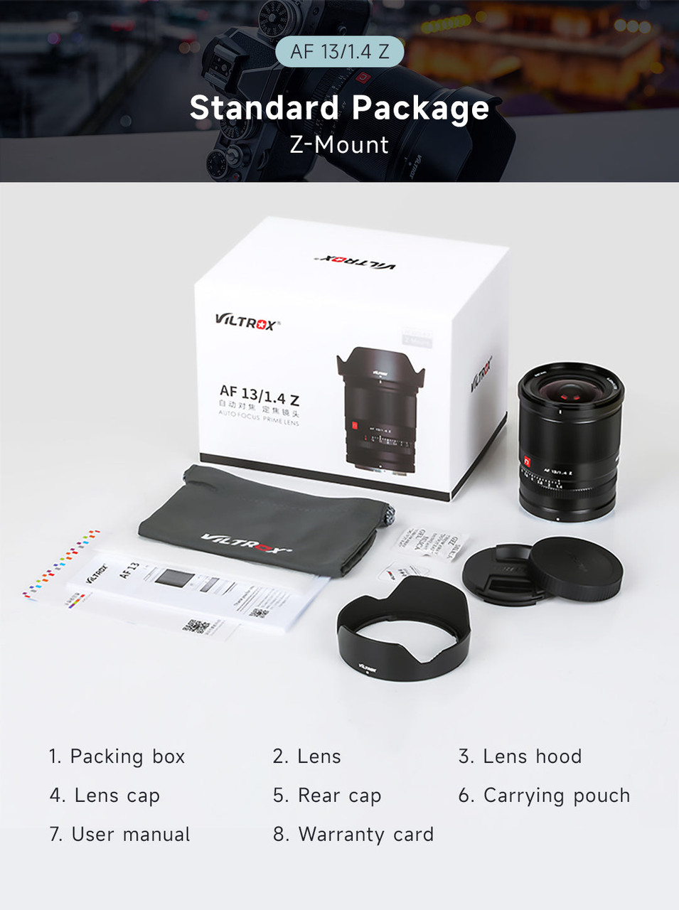 VILTROX 13mm F1.4 ニコンZマウント用(フィルター付き) VILTROX AF