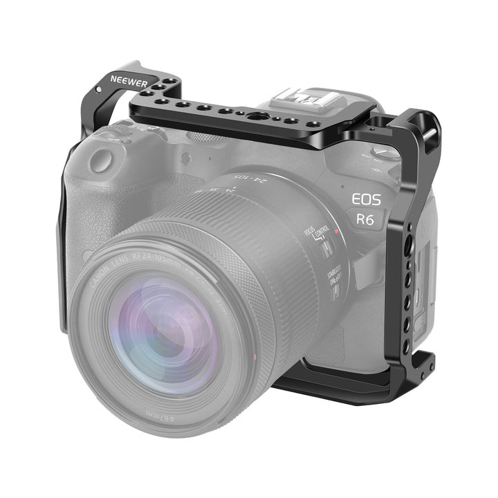 NEEWER VS101 Camera Cage For Canon EOS R5 R5C R6 R6 Mark II NEEWER VS101 Camera Cage For Canon EOS R5 R5C R6 R6 Mark II