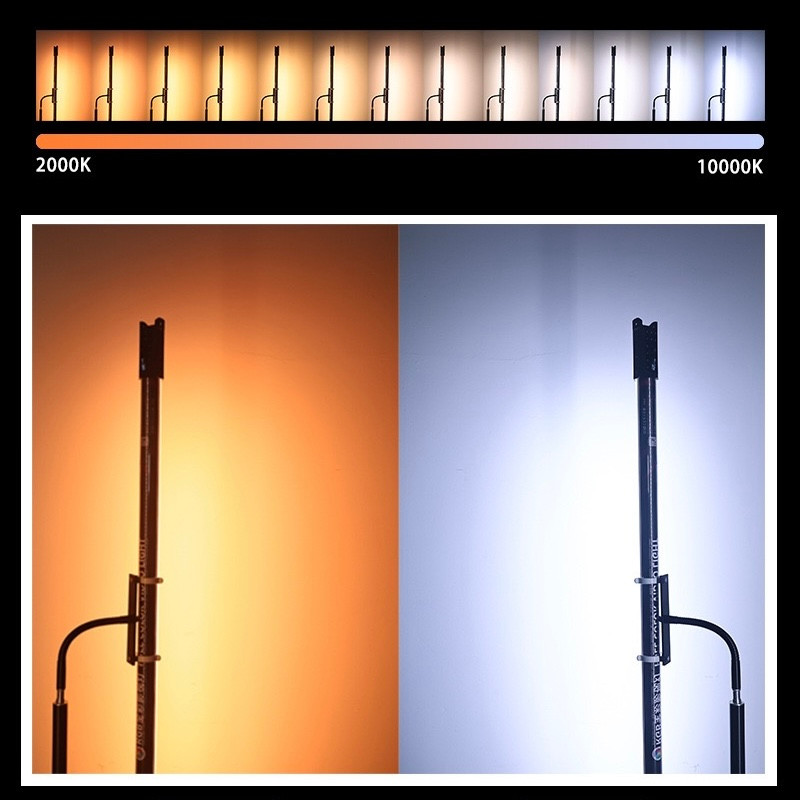 Luxceo 2x P120S 113cm 30W RGB LED Handheld Two Tube Light Stick Kit