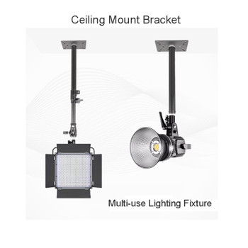Fotolux L-600D Ceiling or Wall Mount Light Stand - Photo Booth