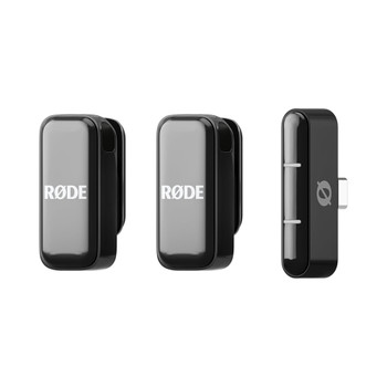 RODE WIMICROC Wireless Micro (USB-C) Ultra-compact Wireless Microphone Kit - Black (2TX+1RX)