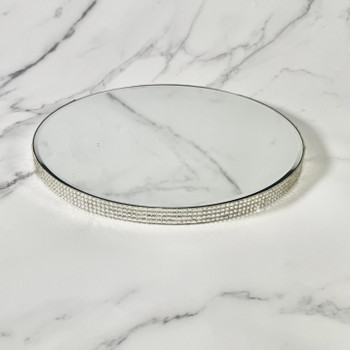 Round Mirror Centerpiece Base/ Dessert Stand(30cm D/2cm H)