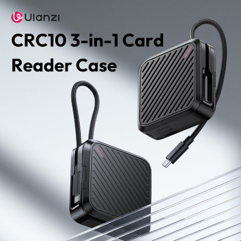 Ulanzi CRC10 C078GBB1 USB 3.2 Gen2 3-in-1 Card Reader Case for  CFA/SD/TF Cards