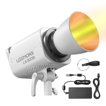 Godox 2x LA300Bi 330W Litemons Bi-Color Dual Power Two LED Light Kit (2800K-6500K)