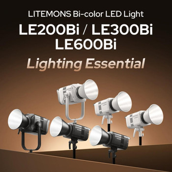 Godox LE600Bi Litemons 620W Bi-color COB AC Power LED Light 2800K-6500K (White)