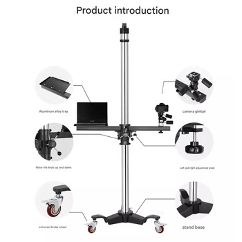 Fotolux SZ-J900 215cm Professional Heavy Duty Studio Camera Station Stand (Large Size )