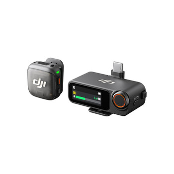 DJI Mic 3 (1TX + 1RX) 1-Person Compact Wireless Microphone System for iPhone/ Android /Camera