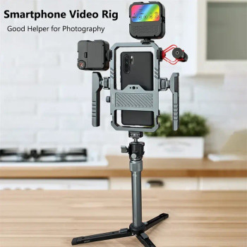 Leaplight LYS30 Aluminium Alloy Smartphone Video Cage with Bluetooth Remote Handle