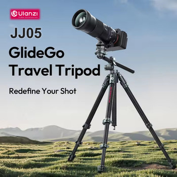  Ulanzi JJ05 T140 GlideGo 184cm Carbon Fiber  Overhead  Video Tripod with Ball Head for Flat Lay Photos