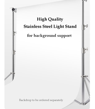  Fotolux SZ-BG02 Heavy-duty S/S Background Support Kit ( 4m Wide x 3.88m High)