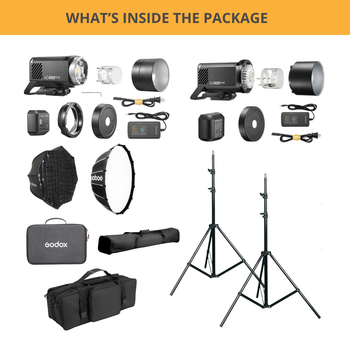 Godox AD400Pro II +AD600Pro II Professional High End Portable Flash Kit