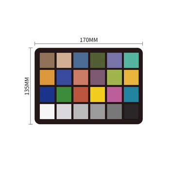  Fotolux C17135 24 Color Calibration & White Balance Chart  (17cm x 13.5cm) 