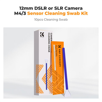  K&F Concept SKU.2315 12mm CMOS M4/3 Micro Four Thirds Sensor Cleaning Swab Kit (10 Pack)