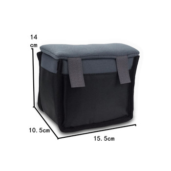  Fotolux J1004 Inner Partition Padded Camera Bag - Dark Grey (15.5x10.5x14cm)