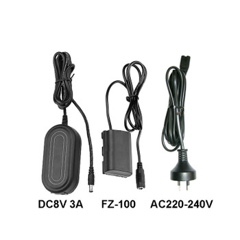 Fotolux ACK-FZ100 Dummy Battery with AC Power Adapter for Sony Camera