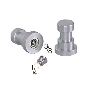 Fotolux 3/8" Female Thread to Stud FLH-04 (with 3/8" to 1/4" Thread Adapter)