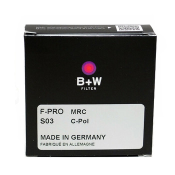 B+W 67mm F-Pro MRC S03 CPL Filter #44842 (Made in Germany)