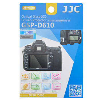 JJC Ultra-Thin Optical Glass LCD Screen Protector GSP-D610 for Nikon D600 D610 (Adhesive)