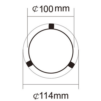 Jinbei JIN65REF 65 Degree 27cm Large Wide Reflector w Bowens S-Mount