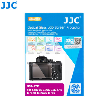 JJC GSP-A7II Ultra-Thin Optical Glass LCD Screen Protector for Sony a9 II, a7 II, a7 III, a7R II, a7R III, a7R IV, a7S II, a9, FX3