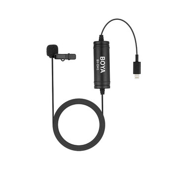 BOYA Lavalier Microphone for iPhone BY-DM1 (Lightning Plug, 6m)