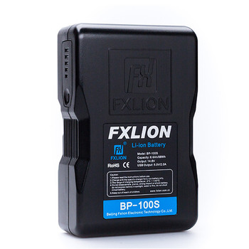 Fxlion BP-100S Cool Black 98Wh 14.8V V-mount Battery with USB Output