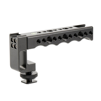 Fotolux Aluminum Video Stabilizing Hand Grip Top Handle with Cold Shoe ( 1/4" & 3/8" screw , Max Load 2kg)