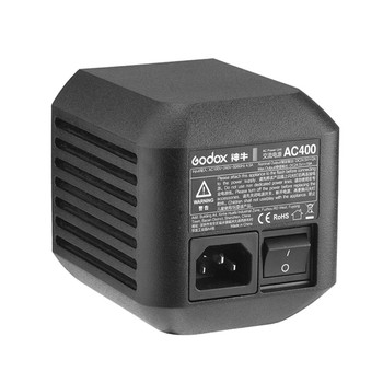 Godox AC400 AC Adapter for Witstro AD400Pro Monolight Flash (100 to 240 VAC , 50 / 60 Hz)