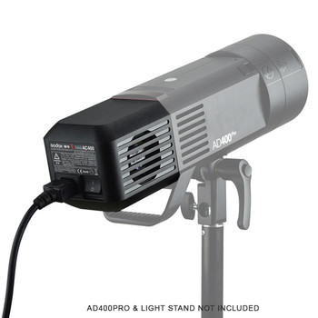 Godox AC400 AC Adapter for Witstro AD400Pro Monolight Flash (100 to 240 VAC , 50 / 60 Hz)