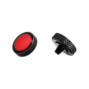JJC SRB-BK RED Deluxe Soft Release Button (Black & Red) 