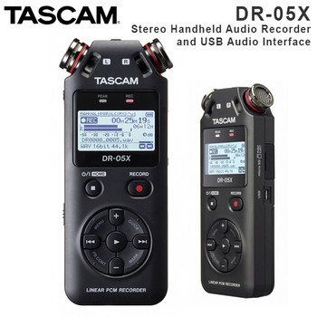 Tascam DR-05X Stereo Handheld Digital Audio Recorder and USB Audio Interface (Portable , 2 Tracks , 2 channel)