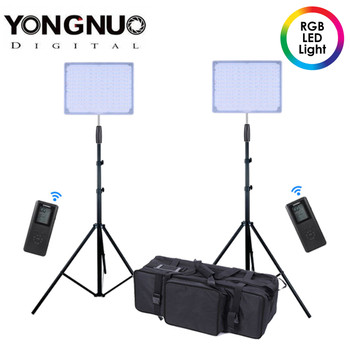 Yongnuo 2x YN600 RGB LED Light Kit (3200-5500K , Ultra-thin)