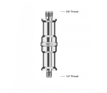 Fotolux SC-05 Light Stand Adapter Spigot (1/4" Male - 3/8" Male ) 