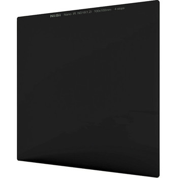 Nisi 100 x 100mm ND16 (1.2) 4-stops Nano IR Neutral Density Square ND Filter (Optical Glass)