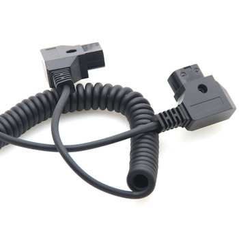 Fotolux D-Tap Type B Male To Male Cable (35 - 100cm , Coiled) for V-Mount Battery