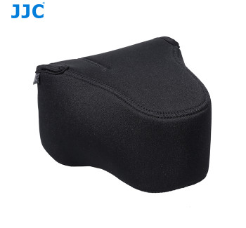 JJC OC-MC0BK Neoprene Camera Case for Canon , Nikon , Sony DSLR (fits  ≤142 x 100 x 154mm)