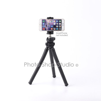 Fancier Flexible Octopus Tripod with Ballhead & Phone Holder Kit for Gopro/ Smartphone/compact camera