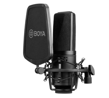 BOYA BY-M1000 Large Diaphragm Condenser Microphone (3-Pin XLR plug)