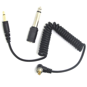 Yongnuo LS-PC/3.5  PC Sync to 3.5mm Male Connecting Cable + 6.35mm Adapter