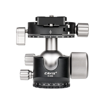 Cavix D-35S Low Profile Ball Head with Panning Clamp
