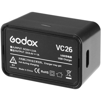 Godox VC26 USB Charger for VB26 Battery (V1 Flash)