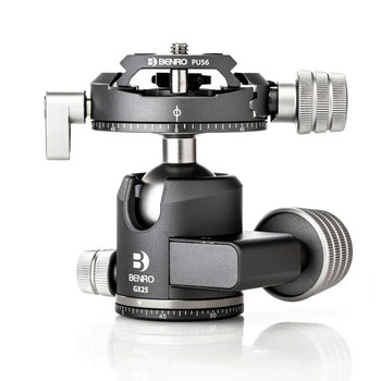 Benro GX25 GX Series Low Profile Aluminium Ball Head with PU56 Plate (Max Load 25kg)